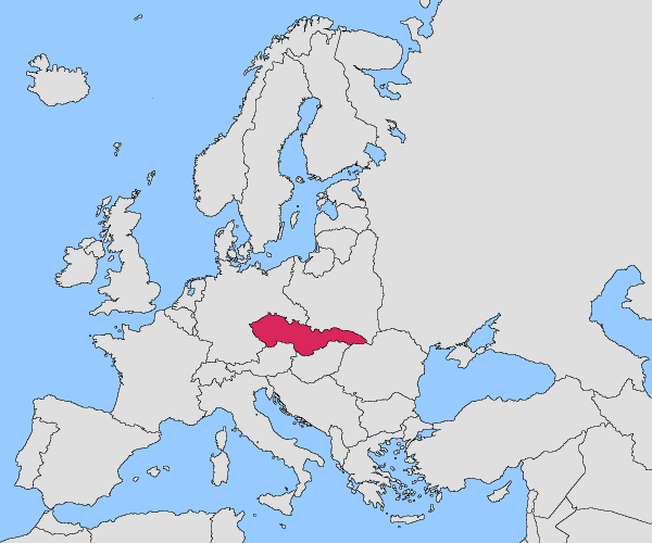 Карта Европы 1914 пустая