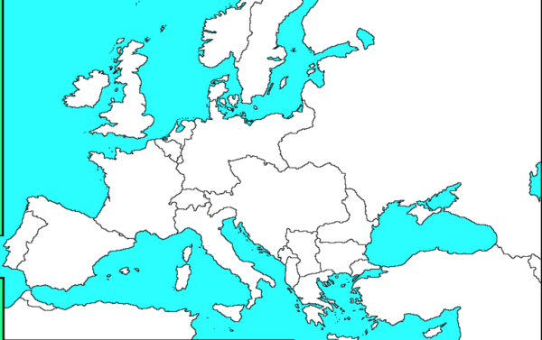 Map of Europe 1815