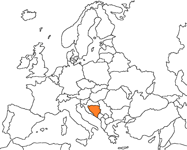 Контурная политическая карта Европы 1939