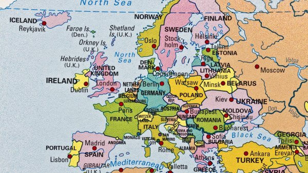 Рисунки карта европы со странами (45 фото)