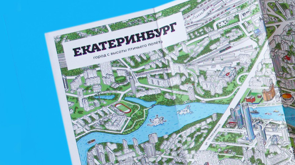 Карта города. Екатеринбург