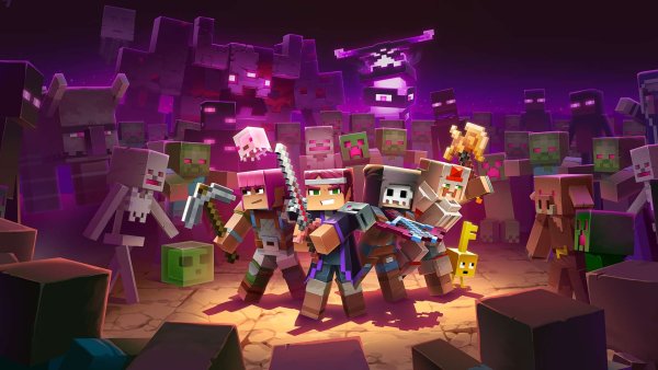 Minecraft Dungeons echoing Void DLC