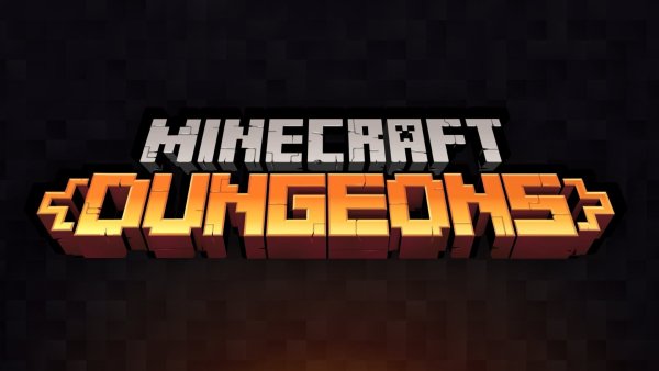 Minecraft Dungeons надпись