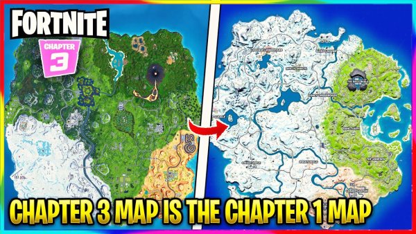 Fortnite карта 3 главы
