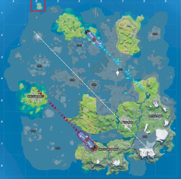 Карта сезона Fortnite 3 глава 3 сезон