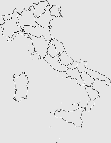 Карта Италии