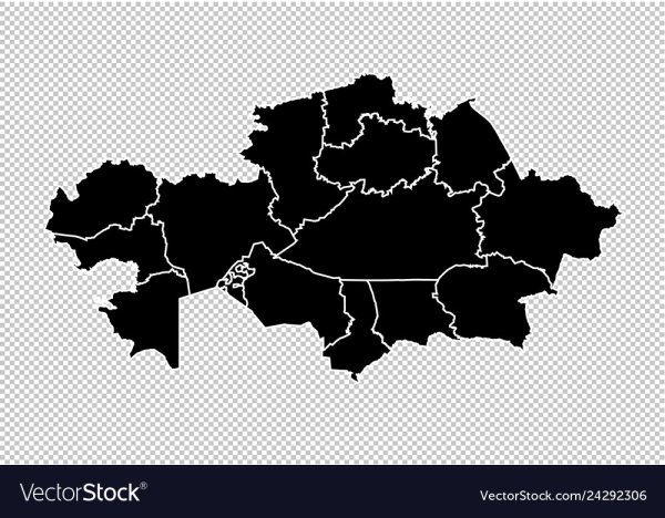 Казахстан границы очертания