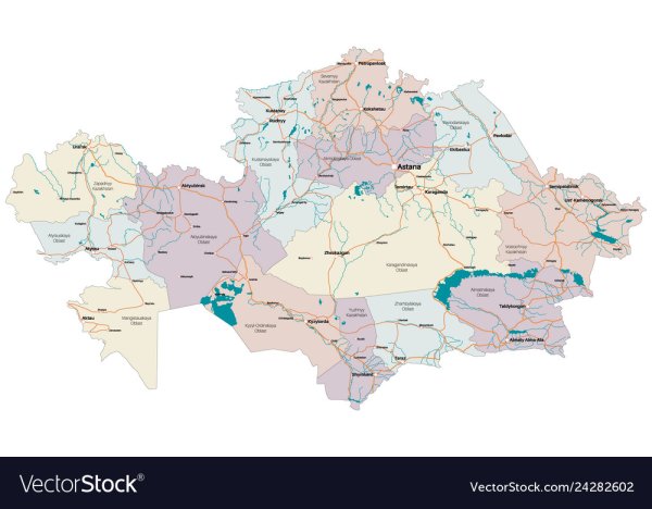 Казахстан актуальная карта