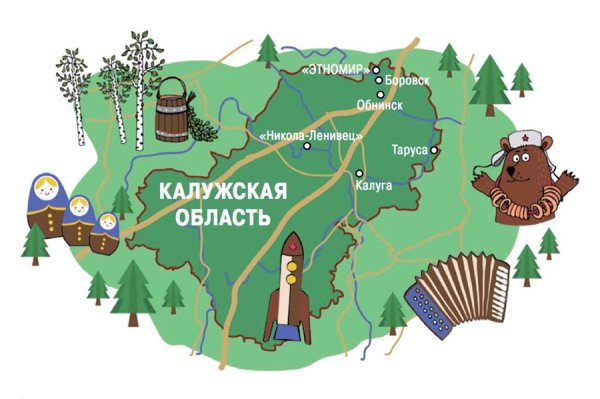 Туристическая карта Калужской области