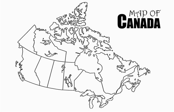 Рисунки карта канады (42 фото)