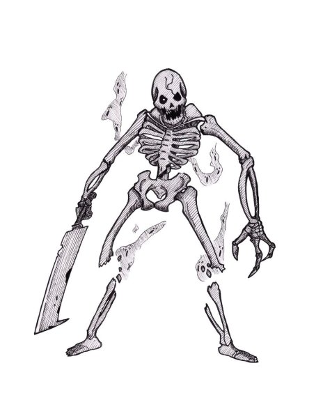 Рисунки скелет мутант из майнкрафта (45 фото)