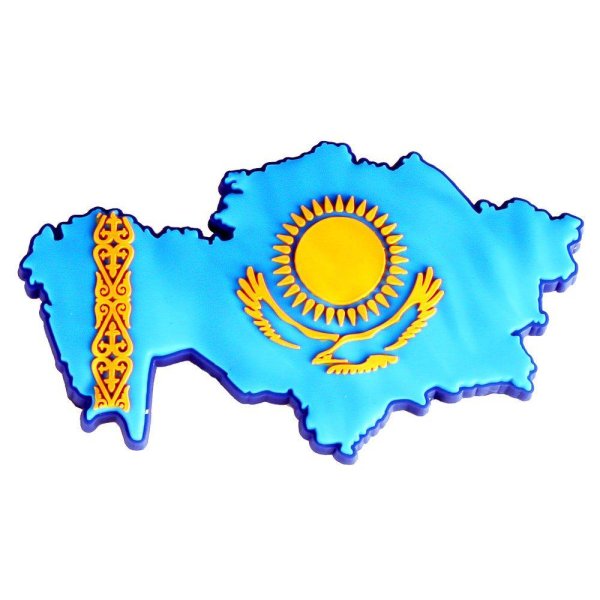 Казахстан карта флаг