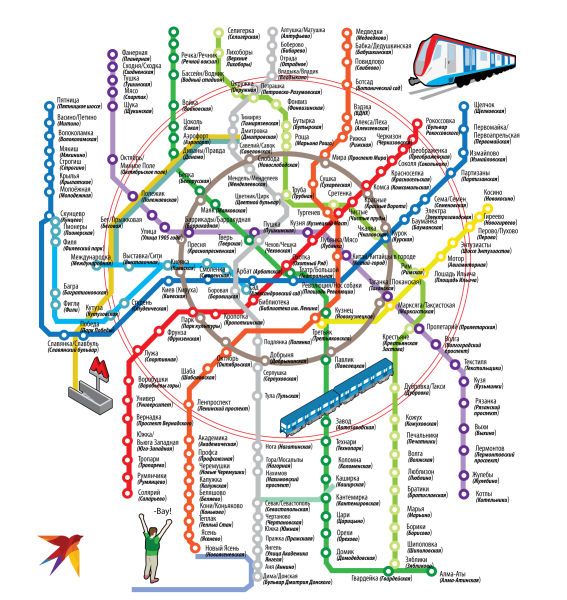 Рисунки карта метро (41 фото)