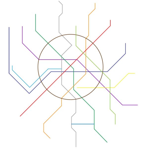 Карта Московского метро 2030