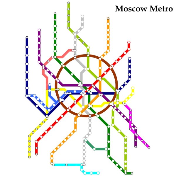 Метро Москва схема на карте Москвы карта