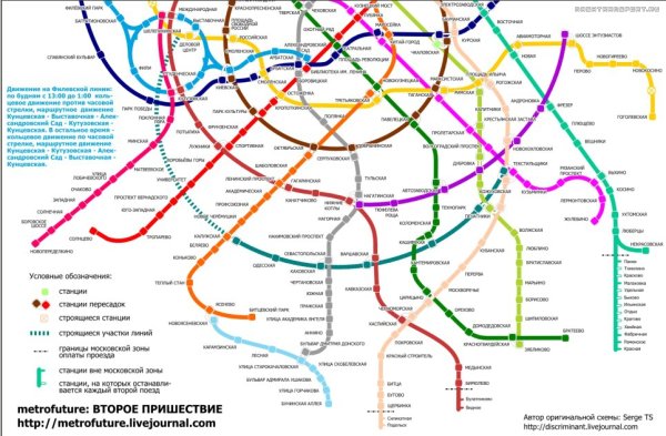Метрополитен Москва схема 2022 года
