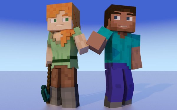 Minecraft Стив и Алекс