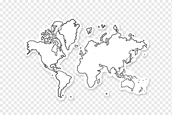 Рисунки карта мира с границами (50 фото)