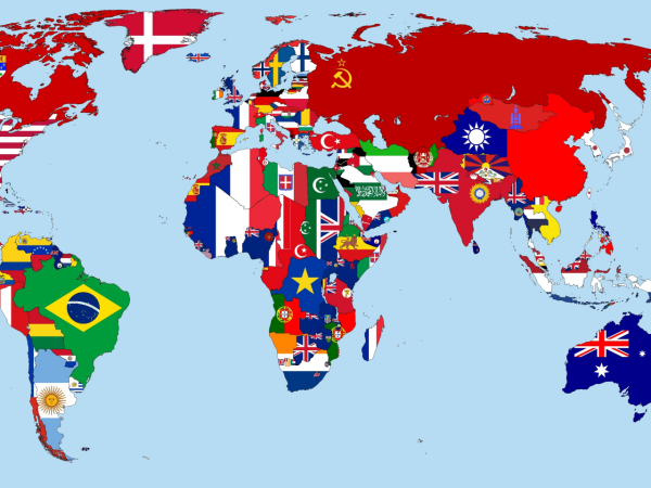 Рисунки карта мира с флагами (40 фото)