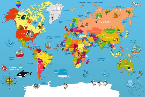 Рисунки карта мира со странами крупно (47 фото)