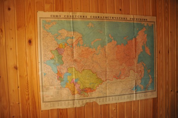 Карта советского Союза