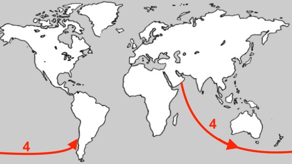 Карта мира белая
