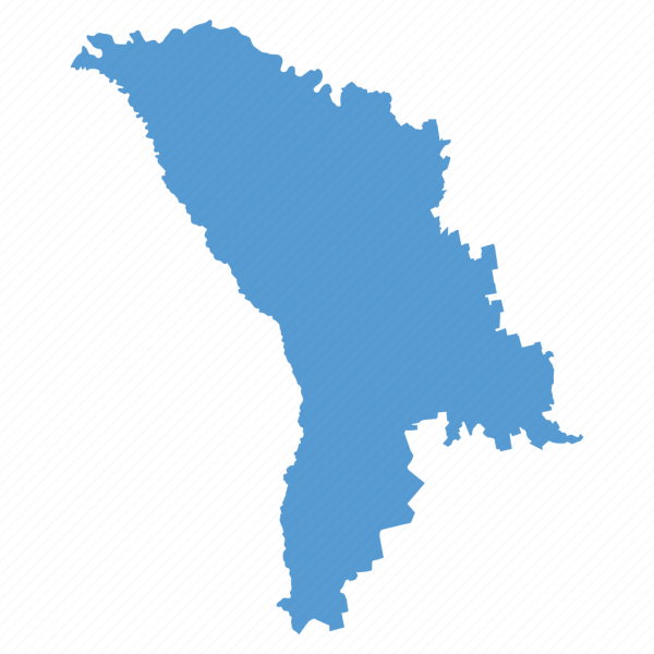 Молдова карта флаг