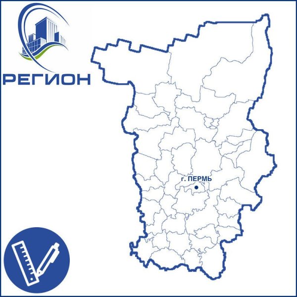 Карта Пермского края с населенными пунктами подробная