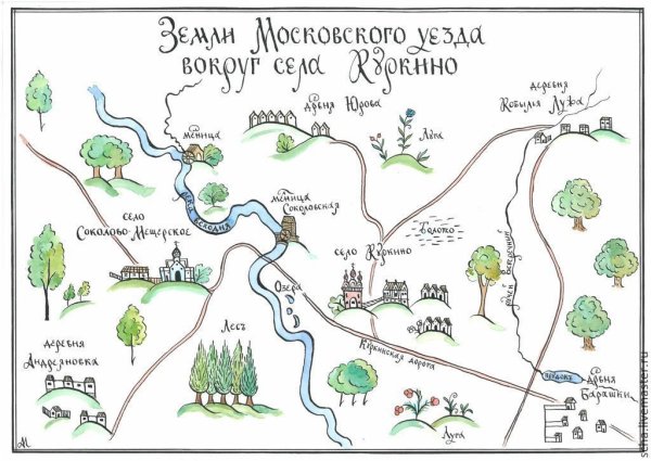 Карта местности