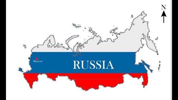 Нарисовать карту России