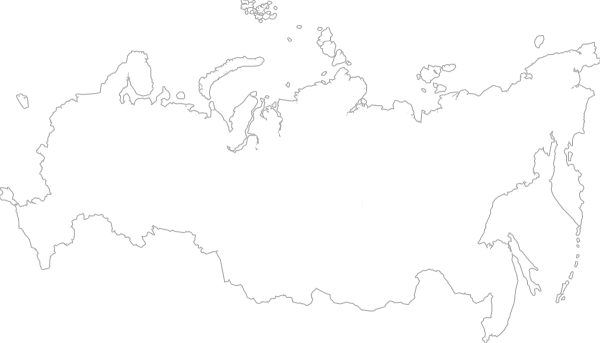 Контурное изображение России