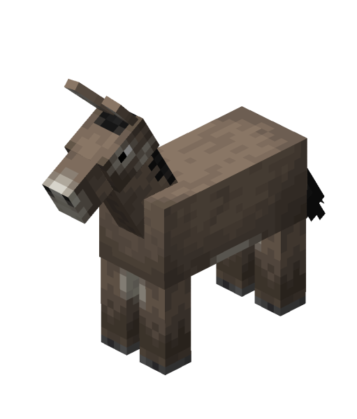 Minecraft осел