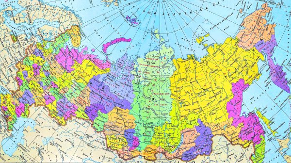 Политикоадминисьративная карта России