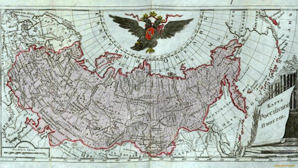 Российская Империя карта 1850