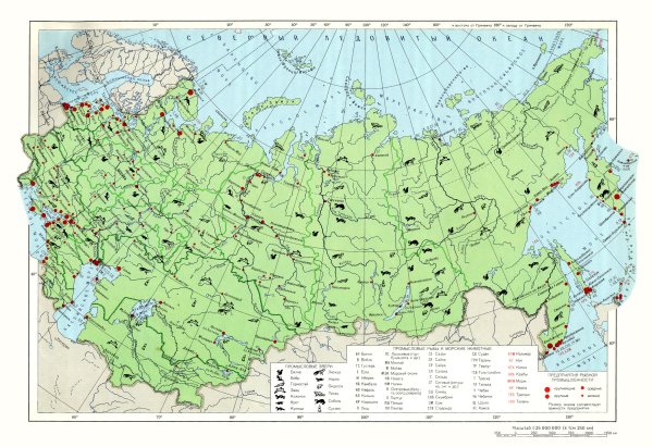 Карта Российской империи 1914 года