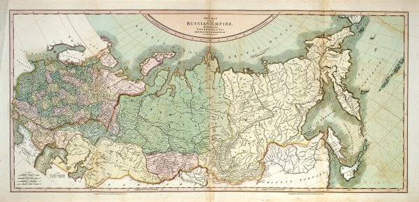 Карта Российской империи 19 век