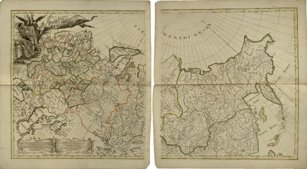 Первый атлас Российской империи 1745