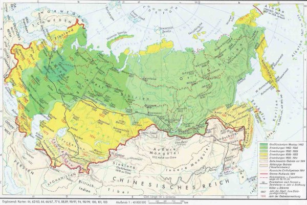 Российская Империя карта 1917