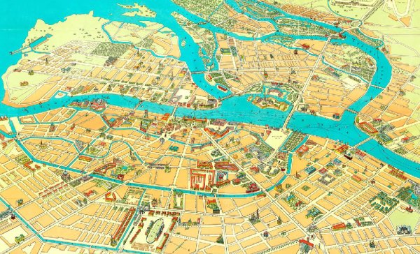 Санкт Петербург план центра города