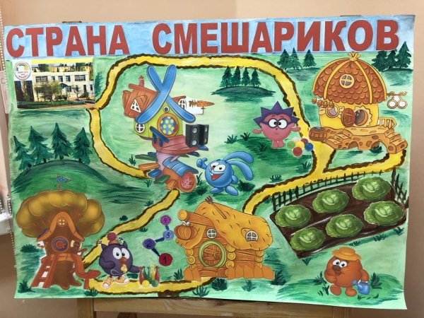 Карта смешариков