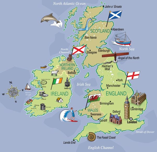 Great Britain карта