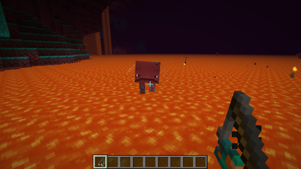 Лавамерка Minecraft