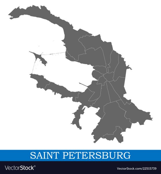 Районы Санкт-Петербурга вектор