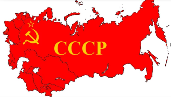 Карта распада СССР С республиками