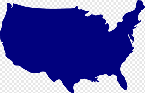 Карта США вектор