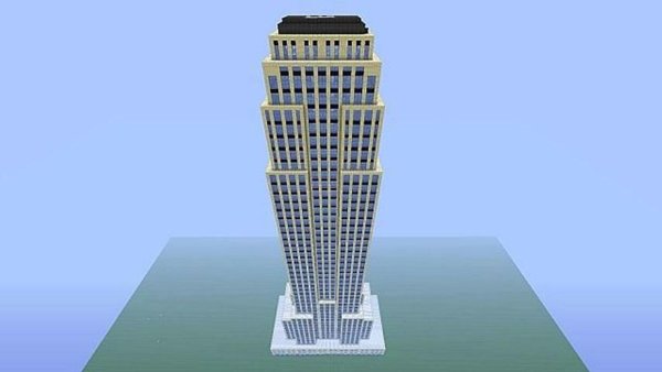 Небоскрёб в МАЙНКРАФТЕ