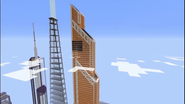 Останкинская телебашня Minecraft