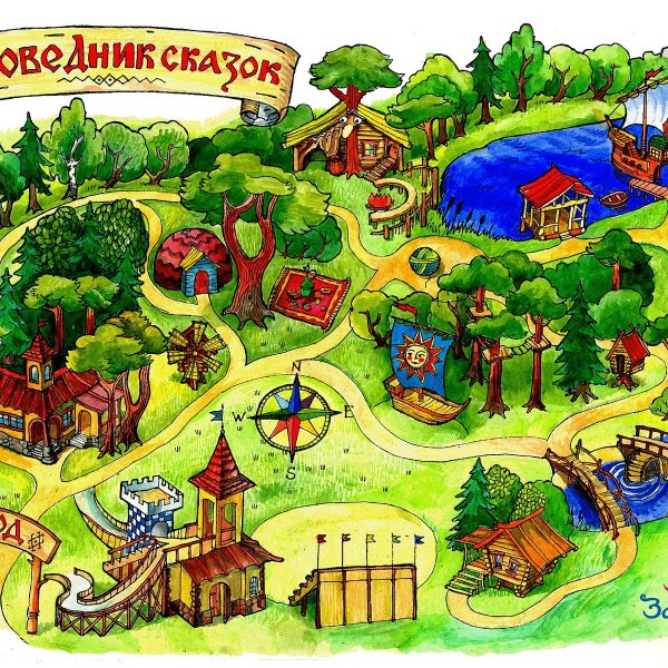 Заповедник сказок Киров карта