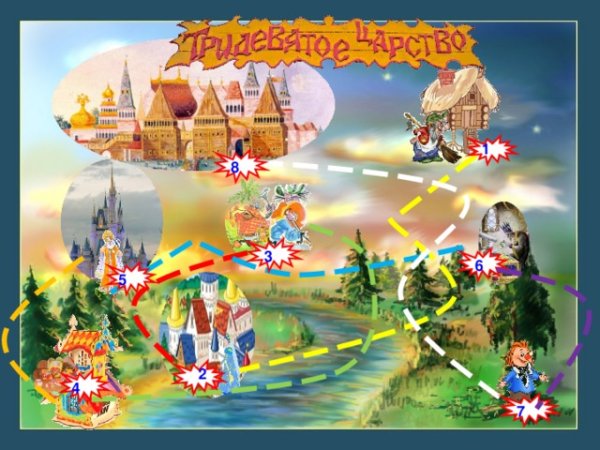 Карта Тридевятого царства