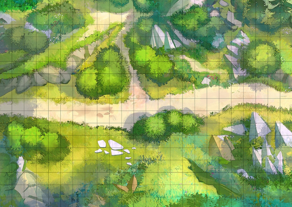 DND карта Лесная тропа